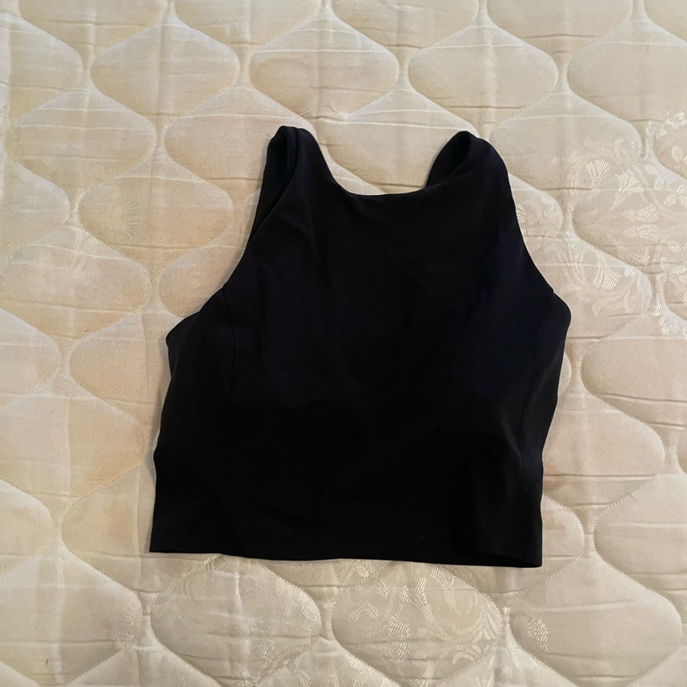 Lululemon crop top with built in bra
